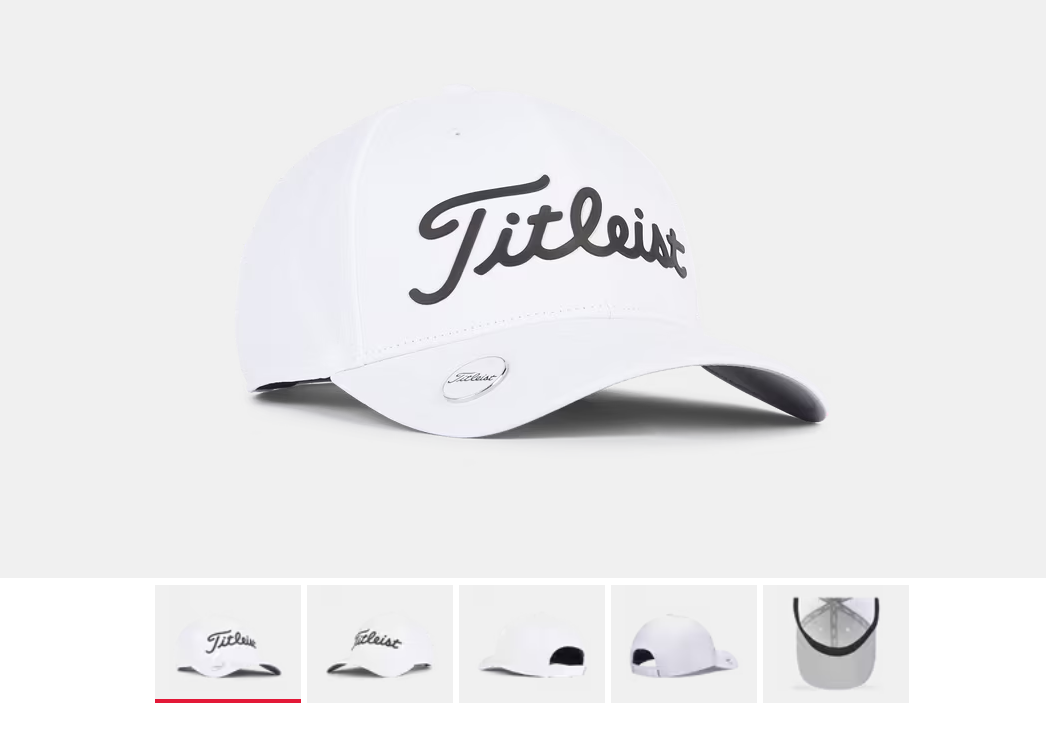 Titleist players performance ball marker golf  cap embroidered