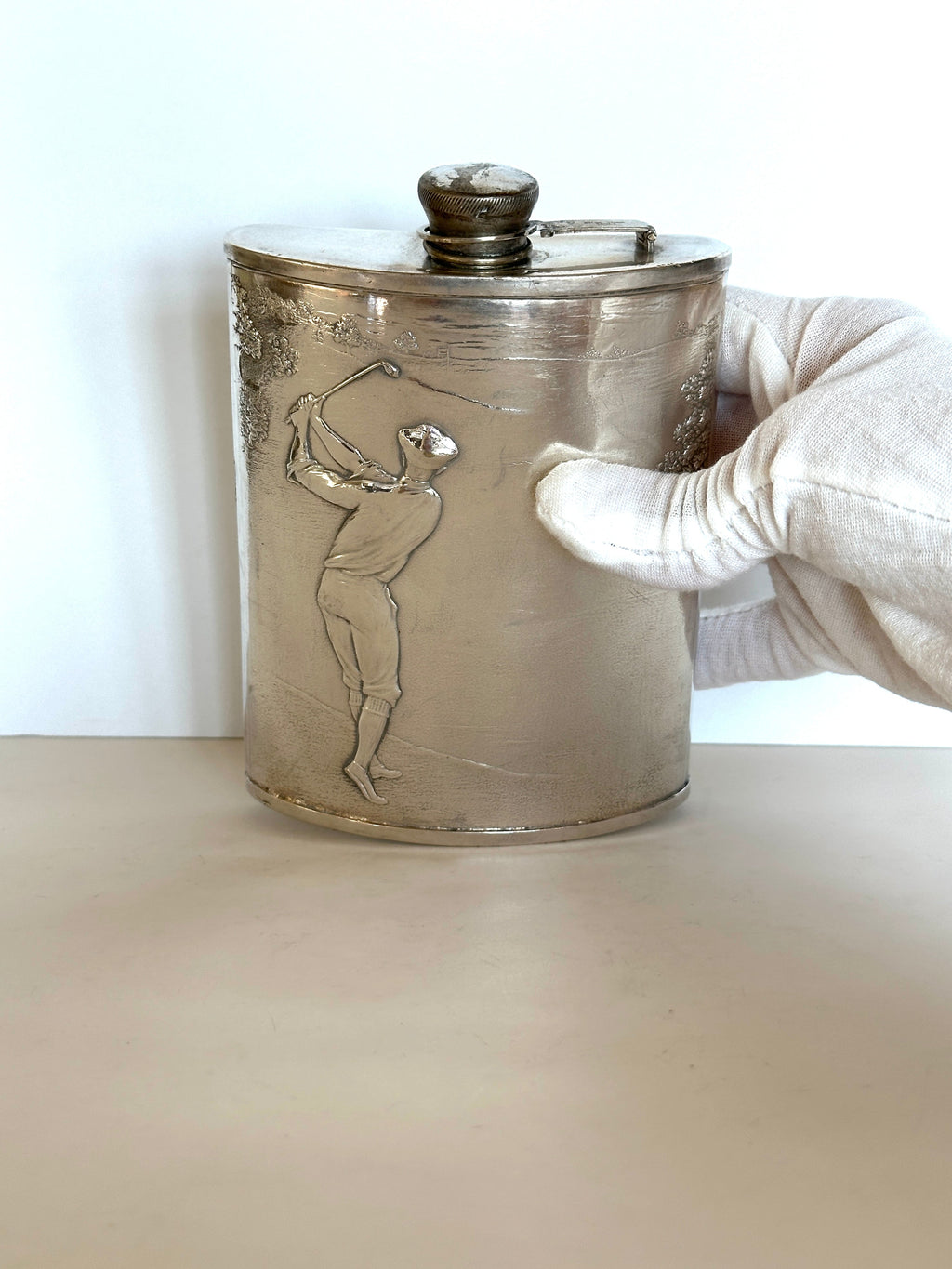 Vintage Golf Flask 1930s
