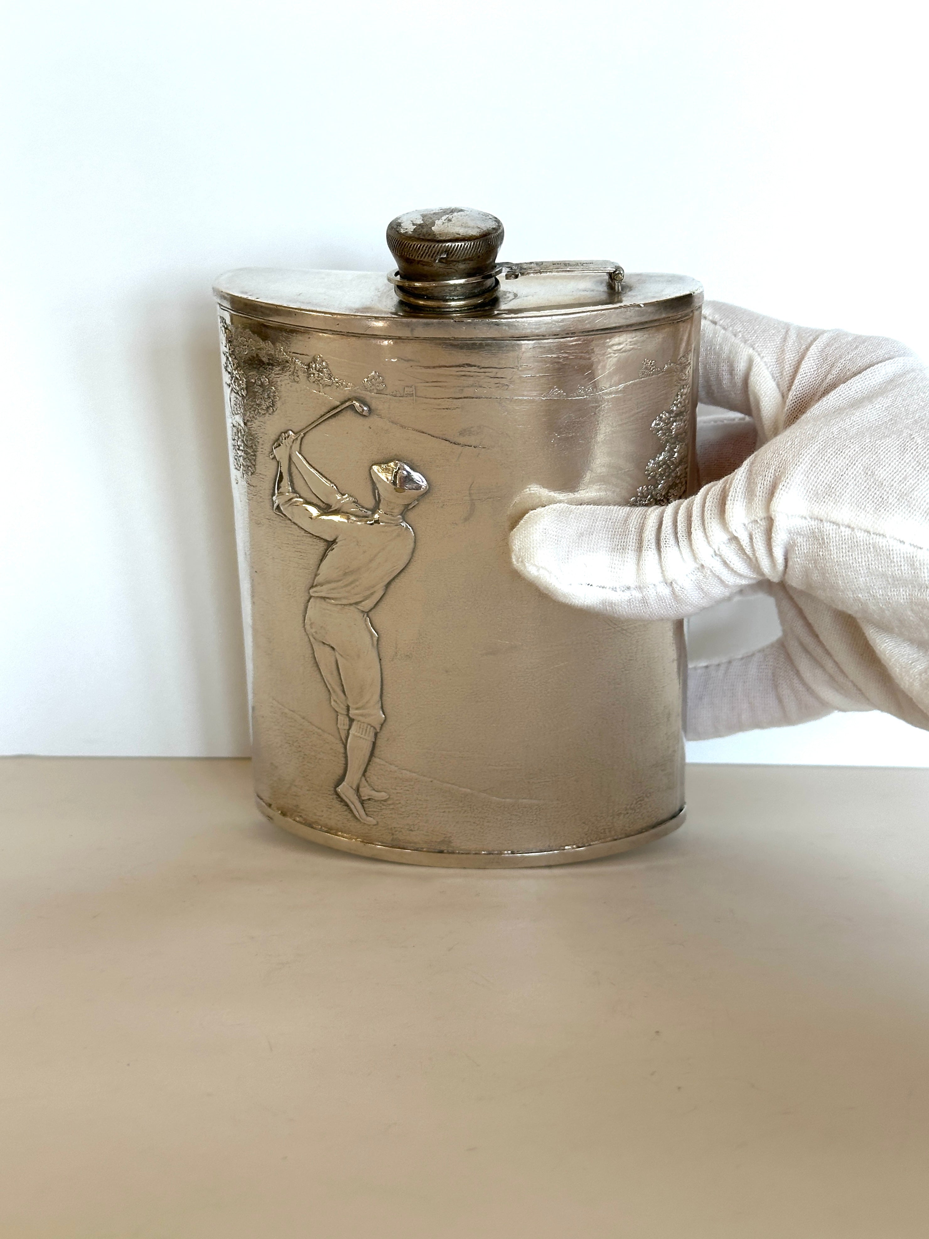 Vintage Golf Flask 1930s
