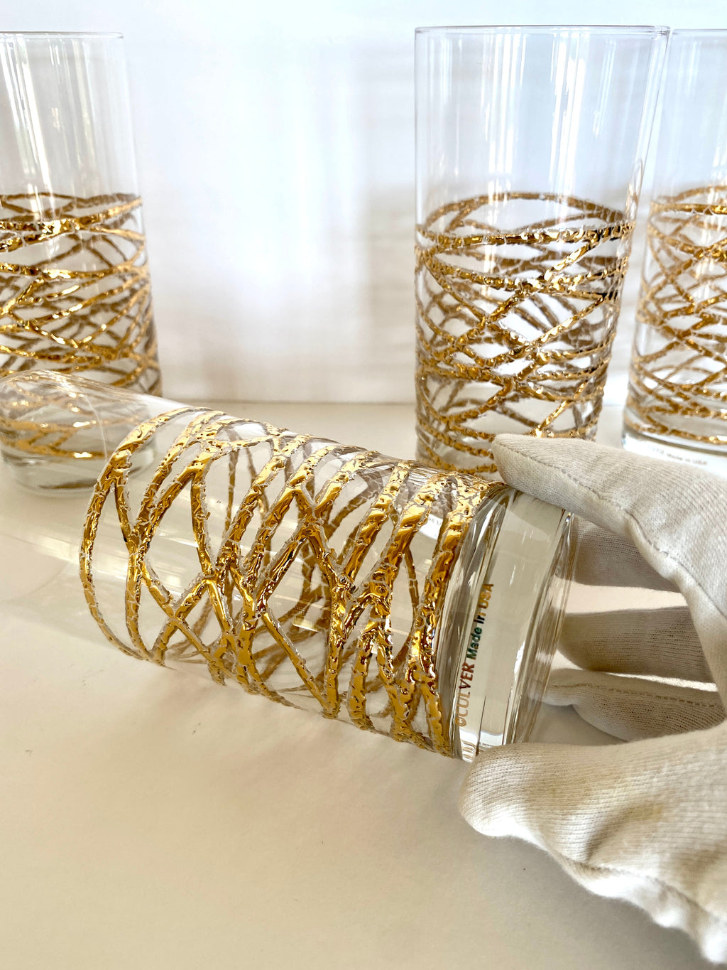 Culver Golden Ropes Glasses