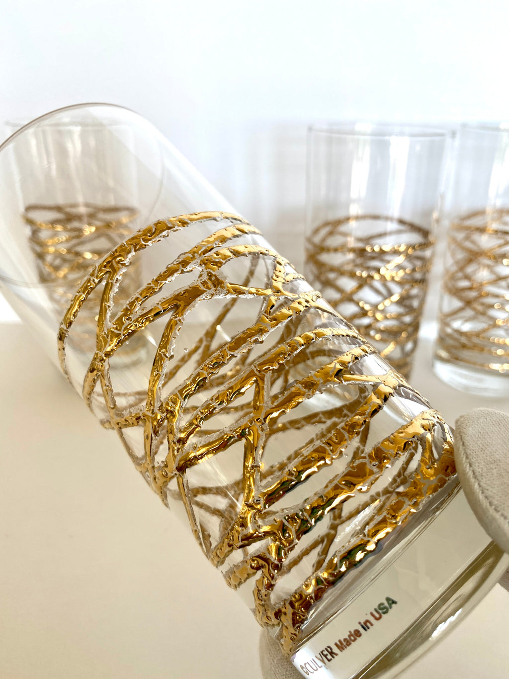 Culver Golden Ropes Glasses