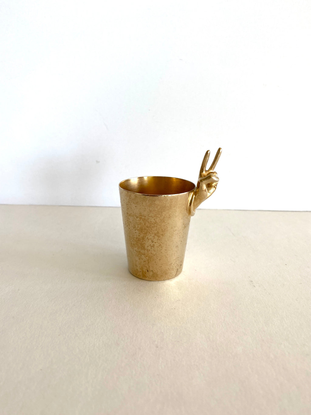 Napier Gold Two Finger Jigger
