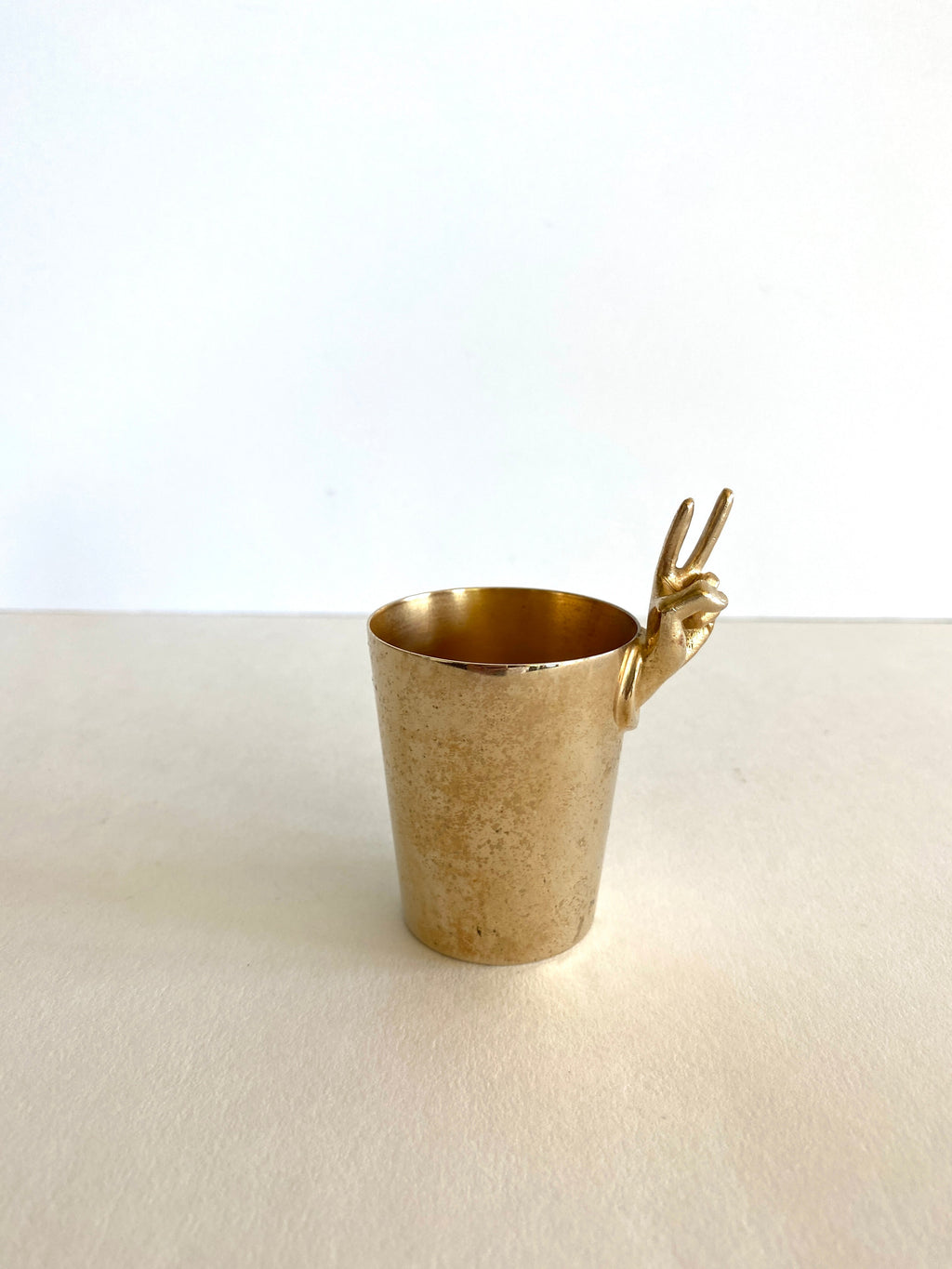 Napier Gold Two Finger Jigger