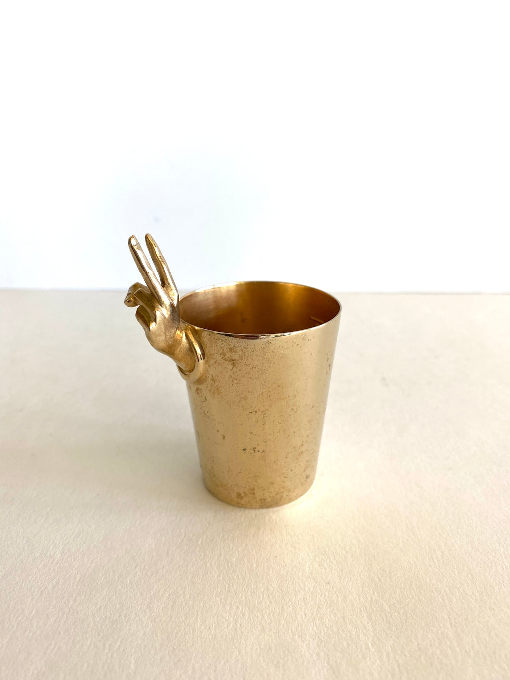 Napier Gold Two Finger Jigger