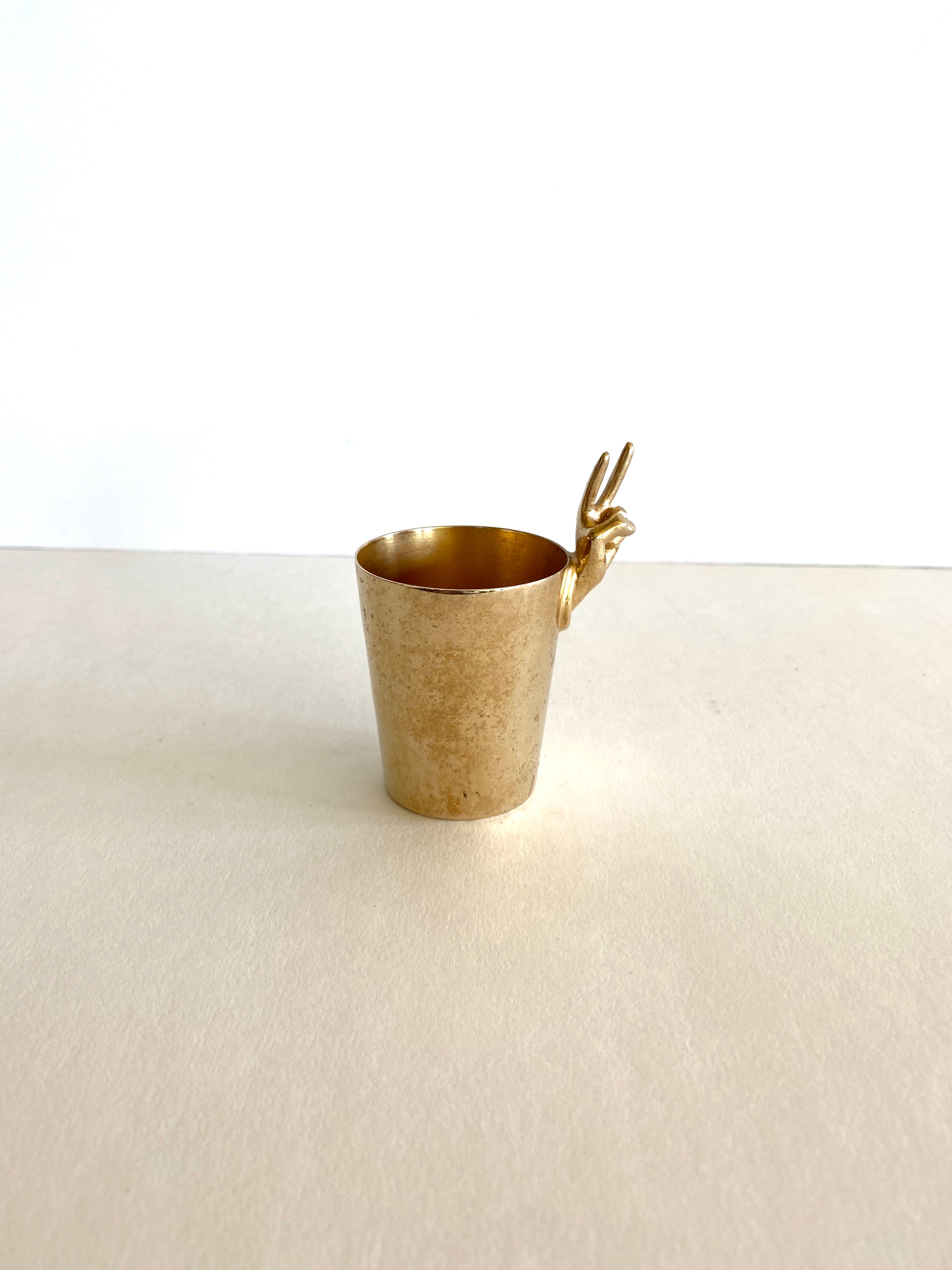 Napier Gold Two Finger Jigger