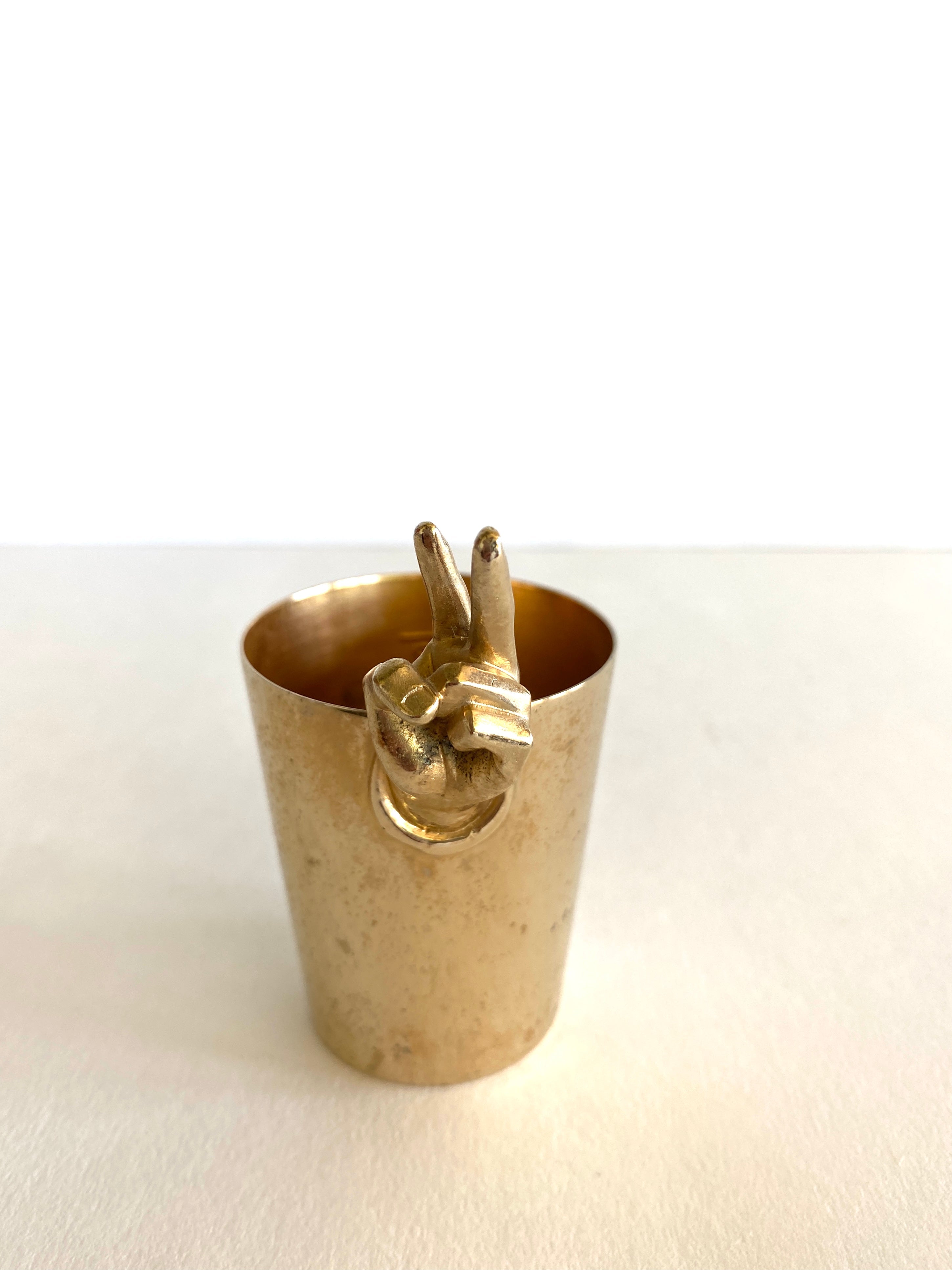 Napier Gold Two Finger Jigger