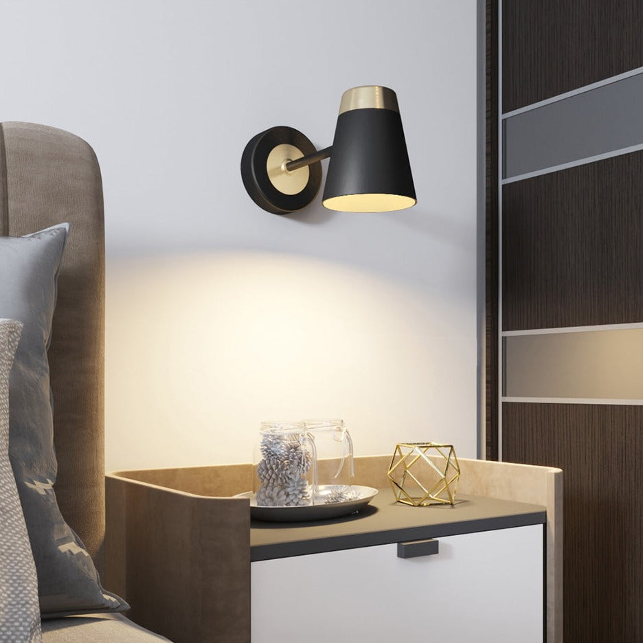 Thome Black & Gold Wall Lamp