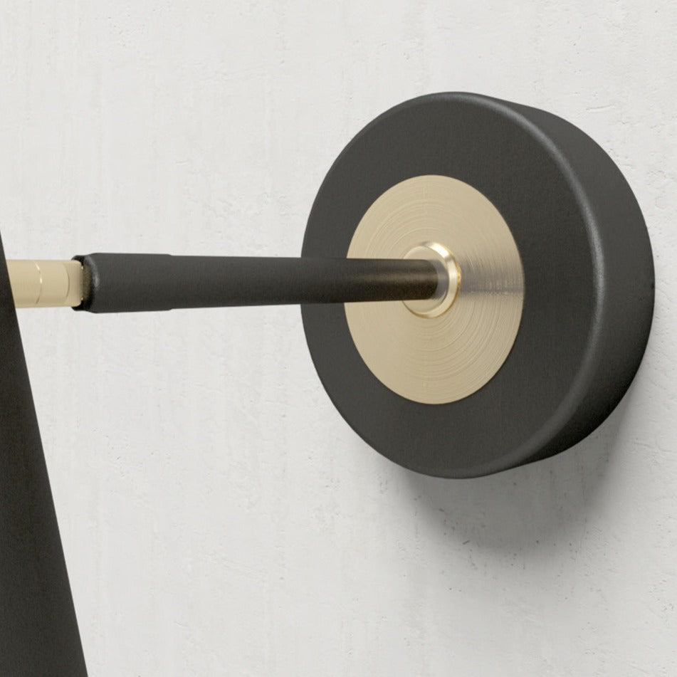 Thome Black & Gold Wall Lamp