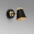 Thome Black & Gold Wall Lamp