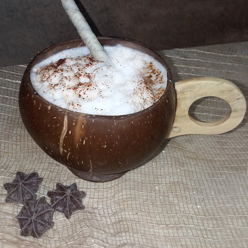 BarConic® Real Coconut Cup with Handle - 14oz.