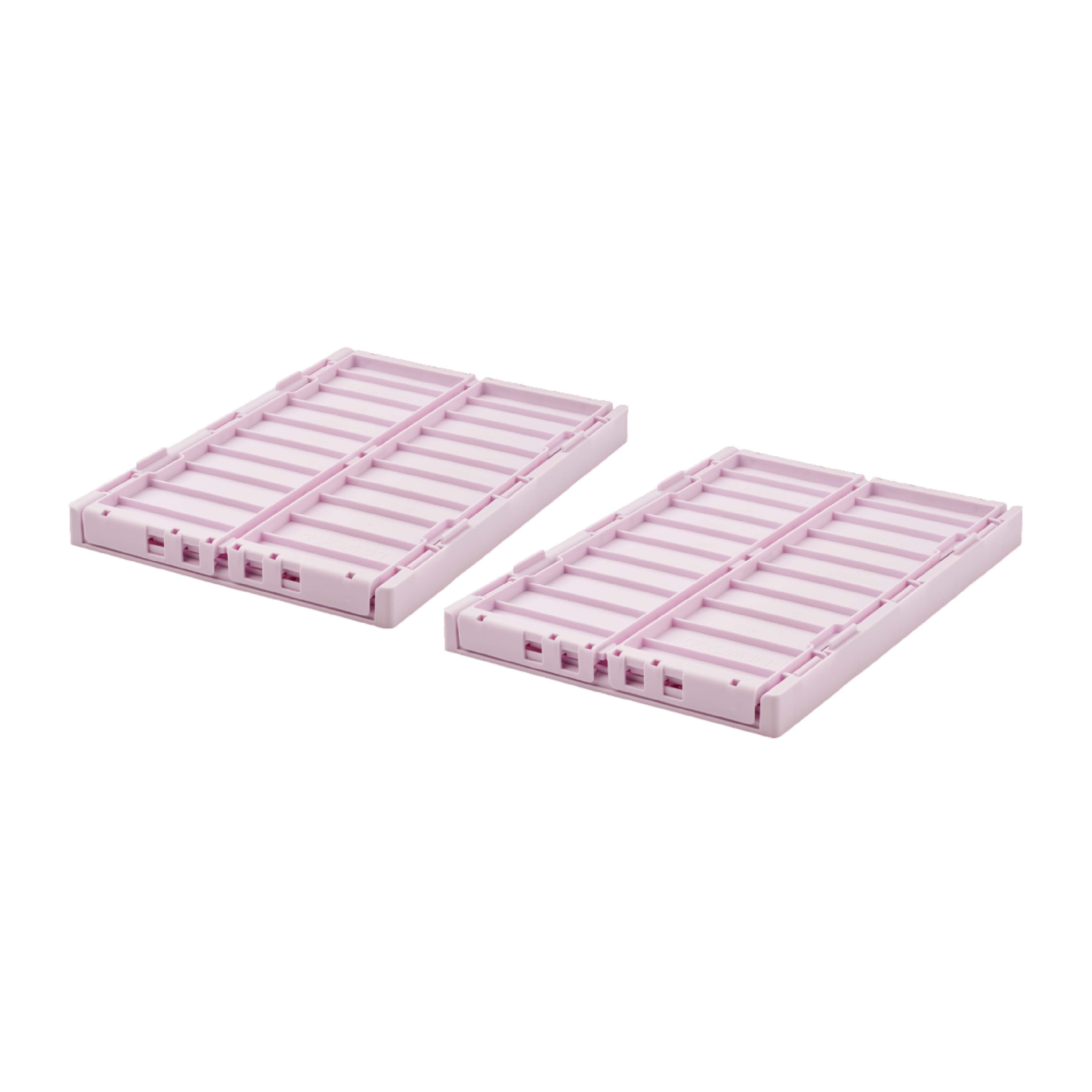 Medium Weston Storage Box | Light Lavender | Set of 2