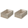 Medium Weston Storage Box Set | Sandy | 2 Pack