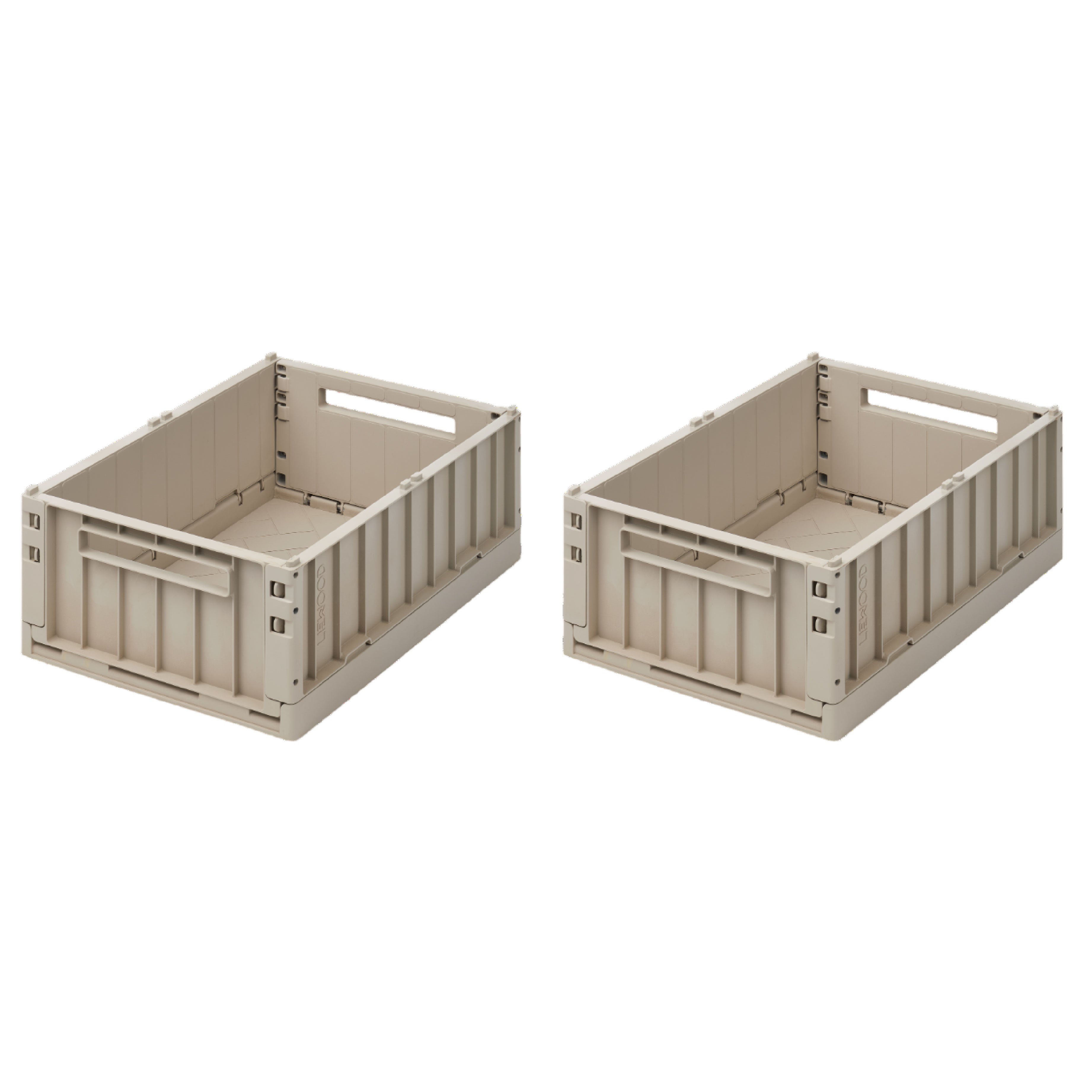 Medium Weston Storage Box Set | Sandy | 2 Pack
